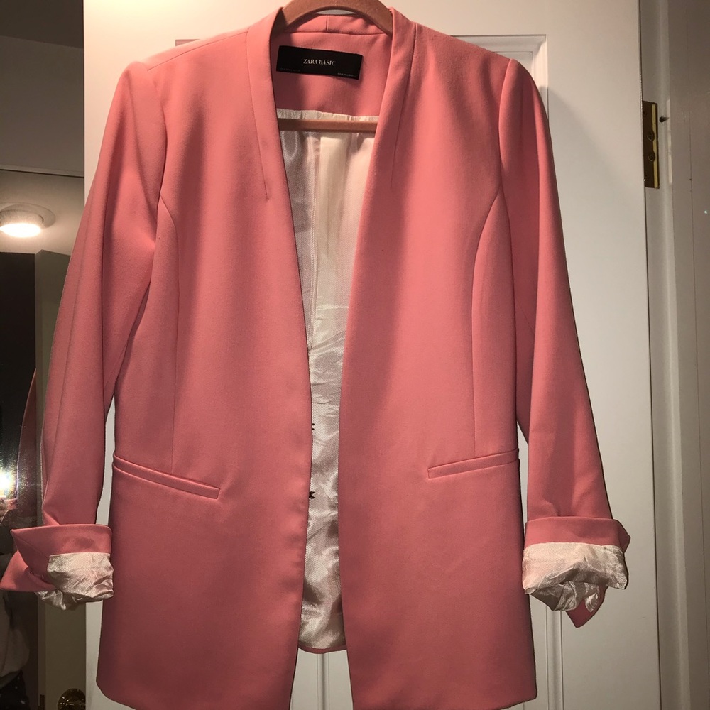 Pink Zara Blazer